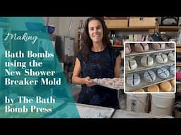 Making Bath Bombs with the New Shower Breaker Mold | by the Bath Bomb Press