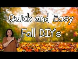 Quick and Easy Fall Decor | DIY Bow Maker