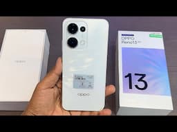 Oppo Reno 13 5G White Unboxing, First Look & Review 🔥 | Oppo Reno 13 5G Price,Spec & Many More