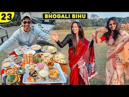 Living Assamese Village Life 😍 Traditional Bhogali Bihu Celebration