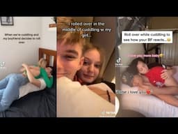 Roll Over While Cuddling to See Bf Reaction (Tiktok Compilation)