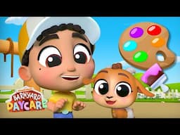 Guess the MISSING Colors Game w/ Farmer Milo and Baby Goat! #2 🎨 | Barnyard Daycare | Nick Jr.