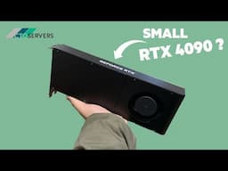 SMALL RTX 4090 ?  We put 2x of these inside a server !