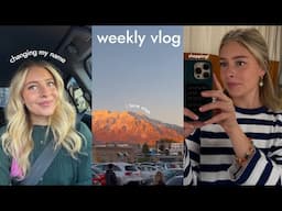 VLOG! (new job, name change, shopping)