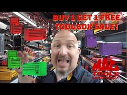 Unmissable Mac Tools Toolbox Buy One Get One Sale!