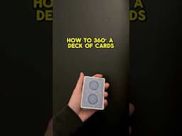 Kickflip a Deck Of Cards?! TG Murphy Deck Flip Tutorial #magic #tutorial #shorts #cardistry