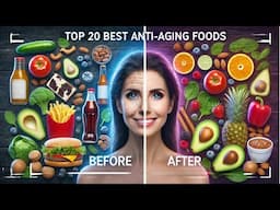 Top 20 BEST Anti-Aging Foods You Must Eat!