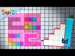 Numberblocks Winter Puzzles ❄️ | Patterns, Codes & Puzzles | Learn to Count | 12345 | @Numberblocks