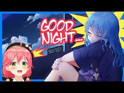 Sleepy Suisei Joins the Call to Say Goodnight, Miko Then Butchers her Song [ENG]