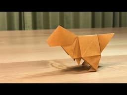 Origami Dinosaur / Tyrannosaurus / Mica's Paper Craft Channels