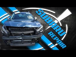 Subaru Outback 2020. Front end repair. Ремонт переда.