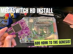 Building the ultimate Sega Genesis with HDMI! Megaswitch HD install guide and demonstration