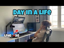 Day in a life of a 17 Year old Streamer! (Summer Edition)