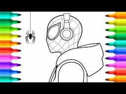 COLORING MILES MORALES SPIDER-MAN