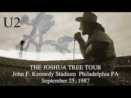 U2 Joshua Tree Tour live from the J.F.K. Stadium Philadelphia PA 9.25.1987 Excellent audio recording