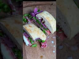 Italian Sandwich: Capocollo and Mozzarella