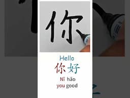 Hello in Chinese How to Say & Write Ni Hao in Chinese Learn Basic Chinese Characters for Beginners