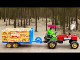 diy tractor making heavy loading rickshaw new technology science project | truck stuck in mud