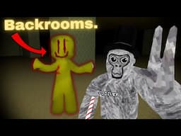 Exploring the Backrooms in Gorilla Tag Horror!