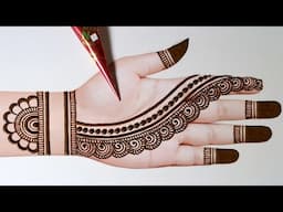 Mehndi design simple full hand| easy front hand mehndi design| bridal mehndi| mehndi design| mehndi