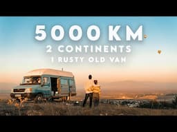 EPIC 5,000km Journey Across Eurasia Pt. 1 | Armenia to England in a £1000 van | Van life adventure