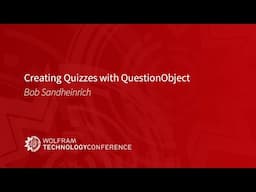 Creating Quizzes with QuestionObject