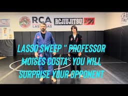 Learn this trap !! How to add lasso to your guard and half guard and surprise your opponent