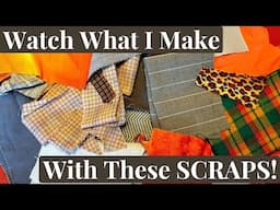 Watch What I Make with Gray and Orange Scraps!