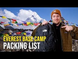 Everest Base Camp Trek Packing List - What to Pack for EBC Trek