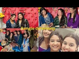 Punjabi Wedding Vlog part 01| My Sister's bangle ceremony| Dhol, Dance & Traditions ✨🎊💃