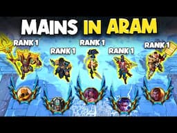 WE TOOK OVER ARAM WITH OUR RANK 1 MAIN CHAMPIONS ( We miss 2v2 arena )