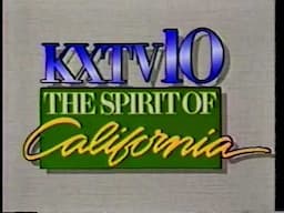 KXTV channel 10 Sacramento sign-off- fall 1986