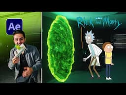 Realistic Rick & Morty Portal - Full After Effects Tutorial