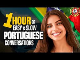 Learn Brazilian Portuguese: A 1-Hour Beginner Conversation Course (for daily life)