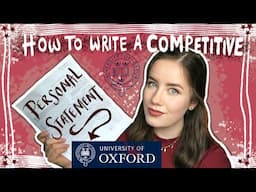 how to write a competitive CLASSICS personal statement for top UK universities like OXBRIDGE