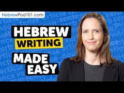 The Ultimate Hebrew Writing System Guide