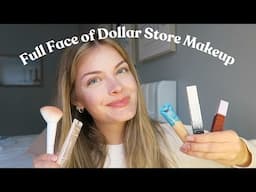 Full Face of Dollar Store Makeup Challenge - My Makeup Routine