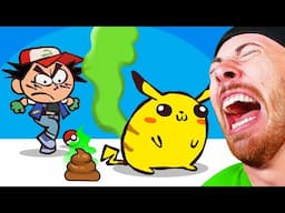 FUNNIEST Pokemon Animations! Try Not To Laugh!