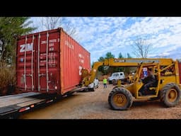 Place Shipping Containers and Shop Site Work