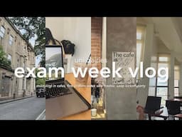 exam week productive study with me vlog (studying in cafes, uaap kickoff party, surviving college)