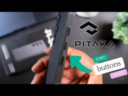 Pitaka's Game Changing Samsung Galaxy S25 Ultra Case | Pin Button (Adds 3 NFC Buttons)