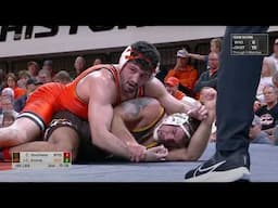 165lbs Cameron Amine (Oklahoma State) vs Cooper Voorhees (Wyoming)