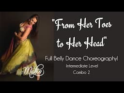 ⭐Full Belly Dance Coreography : Combo 1⭐