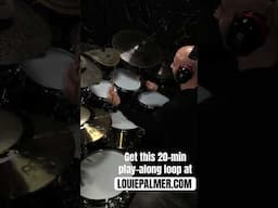 Get this play-along loop at louiepalmer.com #drums #drummer #drumming #pearldrums #meinlcymbals