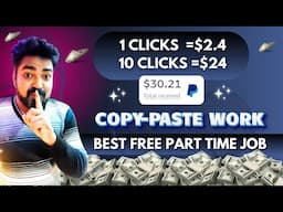 Earn $2.5 Per click Amazing Method To Earn Money in 2025||Make Money Online Doing copy paste method