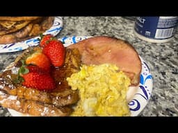 Sunday Morning Breakfast/Glazed Ham & French Toast