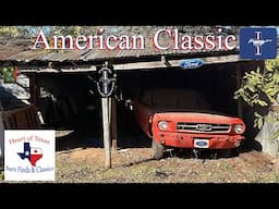 Barn Find, 1965 Ford Mustang Convertible. American Classic