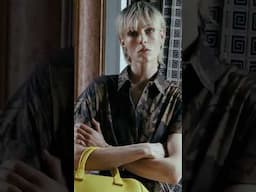 Edie Campbell and Blasón Bag by Norman Jean Roy