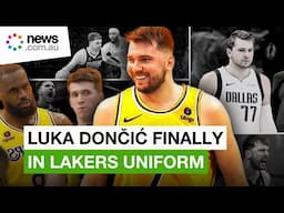 Luka Doncic introduced as the newest member of the LA Lakers