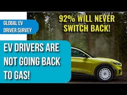 Most EV Owners Won't Go Back to Gas!